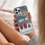 Funda de móvil personalizada We Miss You More Than Anything We Know Regalo de Navidad para amigos Familia