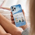 Personalisierte Ich vermisse dich mehr als alles, was ich weiß iPhone Telefon Fall Weihnachten Memorial Geschenk für Familie