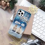 Personalisierte Ich vermisse dich mehr als alles, was ich weiß, Handy-Tasche Weihnachtsgeschenk für Freunde Familie