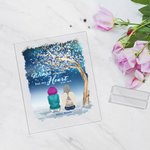 Personalized Your Wings Were Ready But Our Hearts Were Not Acrylic Plaque Christmas Memorial Gift for Family Friends