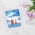 Personalised We Miss You More Than Anything I Know in Clouds Acrylic Plaque Housewarming Memorial Gift for Family Friends