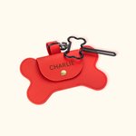 Personalisierte Knochen geformt Hund Poop Bag Dispenser Abfallbeutelhalter mit Namen Geschenk für Hundeliebhaber