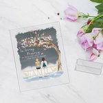 Placa acrílica personalizada In Loving Memory Of Those Who Are Forever In My Heart Cardinals 2-6 personas Inauguración de la casa Regalo conmemorativo