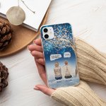 Personalisierte Ich vermisse dich mehr als alles, was ich weiß, Handy-Tasche Weihnachtsgeschenk für Freunde Familie