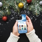 Personalisierte In liebevoller Erinnerung an diejenigen, die für immer in meinem Herzen sind IPhone Telefon Fall Weihnachten Gedenkgeschenk für Famili