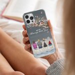 Personalized We're Always With You Cell Phone Case Christmas Gift for Friends Family