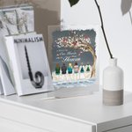 Personalised A Piece Of My Heart Is In Heaven Acrylic Plaque Christmas Memorial Gift for Family Friends