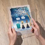 Gepersonaliseerde We Miss You I Know Acryl Plaque Kerst Herdenkings Cadeau voor familie Vrienden