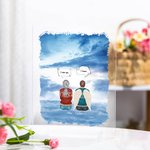 Personalized I Miss You I Know Acrylic Plaque Christmas Memorial Gift for Family Friends