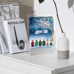 Placca acrilica personalizzata We Miss You More Than Anything I Know Regalo commemorativo di Natale per la famiglia e gli amici