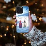 Personalisierte Ich vermisse dich mehr als alles, was ich weiß iPhone Telefon Fall Weihnachten Memorial Geschenk für Familie