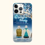 Personalisierte In liebevoller Erinnerung an diejenigen, die für immer in unseren Herzen Handytasche Weihnachtsgeschenk für Freunde Familie sind