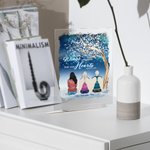 Personalized Your Wings Were Ready But Our Hearts Were Not Acrylic Plaque Christmas Memorial Gift for Family Friends