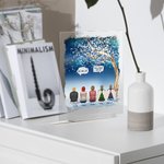 Personalised We Miss You I'm Always With You Thick Cloud Acrylic Plaque with Names and Speech Christmas Memorial Gift for Family Friends