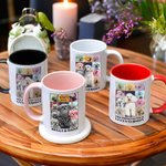 Tazza personalizzata Eras Tour Poster Style 11oz Regalo di Natale per amici, famiglia e amanti degli animali domestici