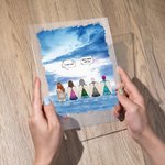 Henkilökohtainen Kaipaamme sinua olen aina kanssasi Paksu pilvet akryyli Plaque Desk Ornament Housewarming Memorial lahja perheelle Ystävät