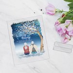 Personalized In Loving Memory Of Those Who Are Forever In My Heart Butterflies Acrylic Plaque 2-6 People Housewarming Memorial Gift for Family Friends