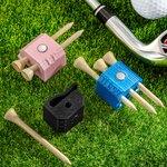 Clip Magnétique Tee de Golf Personnalisé avec Lettres en Impression 3D Cadeau Anniversaire Fête des Pères pour Amateur de Golf