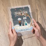 Personalisierte Ich vermisse dich ich bin immer bei dir Acryl Plaque Weihnachten Memorial Geschenk für Familie Freunde