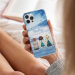 Personalisierte In liebevoller Erinnerung an diejenigen, die für immer in meinem Herzen sind IPhone Telefon Fall Weihnachten Gedenkgeschenk für Famili