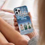 Personalisierte In liebevoller Erinnerung an diejenigen, die für immer in unseren Herzen Handytasche Weihnachtsgeschenk für Freunde Familie sind