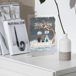 Personalisierte Ich vermisse dich ich bin immer bei dir Acryl Plaque Weihnachten Memorial Geschenk für Familie Freunde