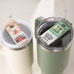 Gepersonaliseerde Sport Mom Tumbler Topper Cup Tag Acryl Foto Plaat Past voor 20oz-30oz Stanley Set van 2 Verjaardag Moederdag Cadeau voor Moeder