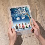 Personalised We Miss You I'm Always With You Thick Cloud Acrylic Plaque with Names and Speech Christmas Memorial Gift for Family Friends