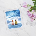 Personalizado En memoria de los que están para siempre en nuestros corazones acrílico placa de Navidad Memorial de regalo para la familia amigos