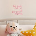 Gepersonaliseerde Dagelijkse Affirmatie Sticker Water Bestendig Muurkunst Spiegel Decoratie Verjaardag Kerstcadeau voor Kind Volwassene