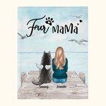 Manta personalizada Estar juntos bajo el cielo azul Regalo de Navidad Regalo de cumpleaños para los amantes de los perros