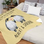 Coperta personalizzata Quando i pinguini trovano il loro compagno restano insieme per sempre Regalo di San Valentino per l'anniversario della coppia