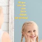 Gepersonaliseerde Dagelijkse Affirmatie Sticker Water Bestendig Muurkunst Spiegel Decoratie Verjaardag Kerstcadeau voor Kind Volwassene