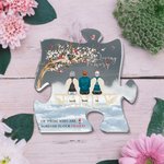 Gepersonaliseerd In Liefdevolle Herinnering Van Zij Die Voor Altijd In Mijn Hart Zijn Acryl Ornament Bureaudecoratie Kerst Gedenkgeschenk voor Familie