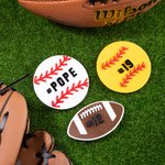 Personalisierte stilvolle Sport Baseball Fußball Acryl Tasche Charme Accessoire für Bogg Geburtstag Geschenk für Sportliebhaber
