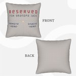 Personalised Pocket Throw Pillow Cover Home Decoration with Text Birthday Christmas Gift for Him Dad Grandpa