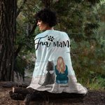 Manta personalizada Estar juntos bajo el cielo azul Regalo de Navidad Regalo de cumpleaños para los amantes de los perros