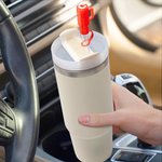 Personalised Multi-color Straw Cover Food-grade 3D Printing Straw Topper for Stanley Tumbler with Initial Birthday Christmas Gift for Family or Friend