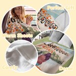 Coperta personalizzata We Are Together under The Maple Tree Regalo di Natale Regalo di compleanno per gli amanti dei cani