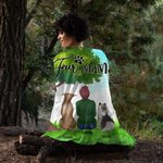 Manta personalizada Estar juntos en la pradera Regalo de Navidad Regalo de cumpleaños para los amantes de los perros