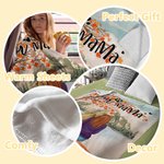 Manta personalizada We Are Together in The Fall Regalo de Navidad Regalo de cumpleaños para los amantes de los perros