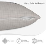 Personalised Pocket Throw Pillow Cover Home Decoration with Text Birthday Christmas Gift for Him Dad Grandpa