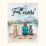 Personalisierte Hunde werden immer mit ihren Besitzern Decke Weihnachtsgeschenk Geburtstagsgeschenk für Hundeliebhaber sein