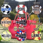 Personalisierte stilvolle Sport Baseball Fußball Acryl Tasche Charme Accessoire für Bogg Geburtstag Geschenk für Sportliebhaber