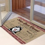 Gepersonaliseerde Keep Door Closed Don't Let The Pets Out Deur Mat Home Decoratie Verjaardag Kerstcadeau voor Huisdierbezitter