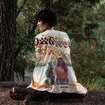 Coperta personalizzata We Are Together under The Maple Tree Regalo di Natale Regalo di compleanno per gli amanti dei cani