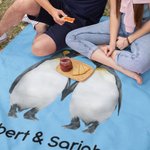 Coperta personalizzata Quando i pinguini trovano il loro compagno restano insieme per sempre Regalo di San Valentino per l'anniversario della coppia