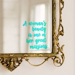 Gepersonaliseerde Dagelijkse Affirmatie Sticker Water Bestendig Muurkunst Spiegel Decoratie Verjaardag Kerstcadeau voor Kind Volwassene