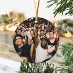 Personalized In My Swiftie Era Ceramic Ornament with Photo Christmas Gift for Family or Friend