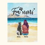 Personalizada para estar juntos en la playa Manta Regalo de Navidad Regalo de cumpleaños para los amantes de los perros